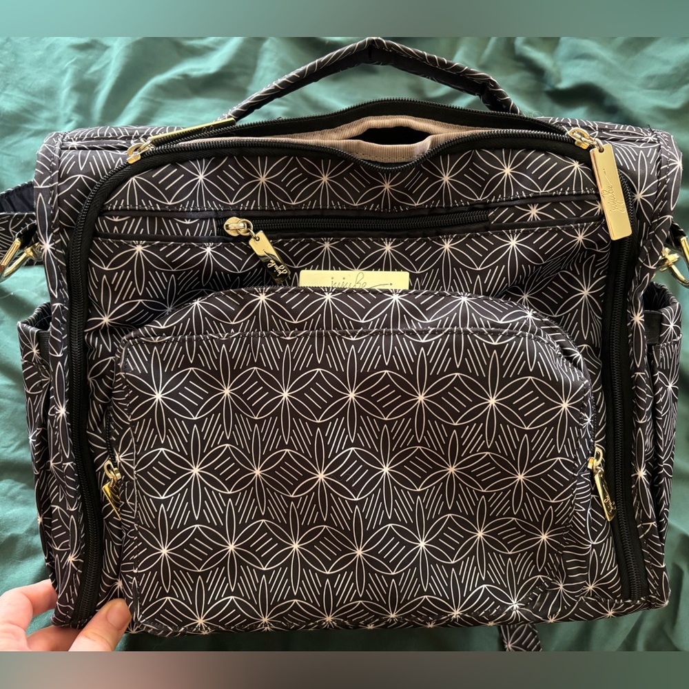 JuJuBe BFF Diaper Bag in The Knight Stars Backpack/Messenger Bag